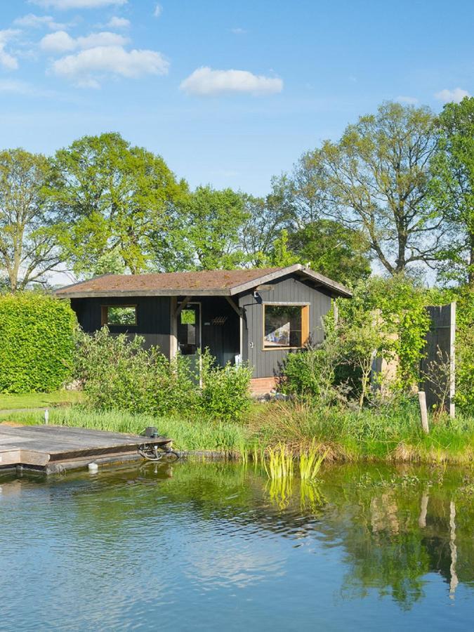 B&B Pipowagen "Het Wellnesst" Op Wellness Camping En B&B Stoltenborg Meddo Exterior photo